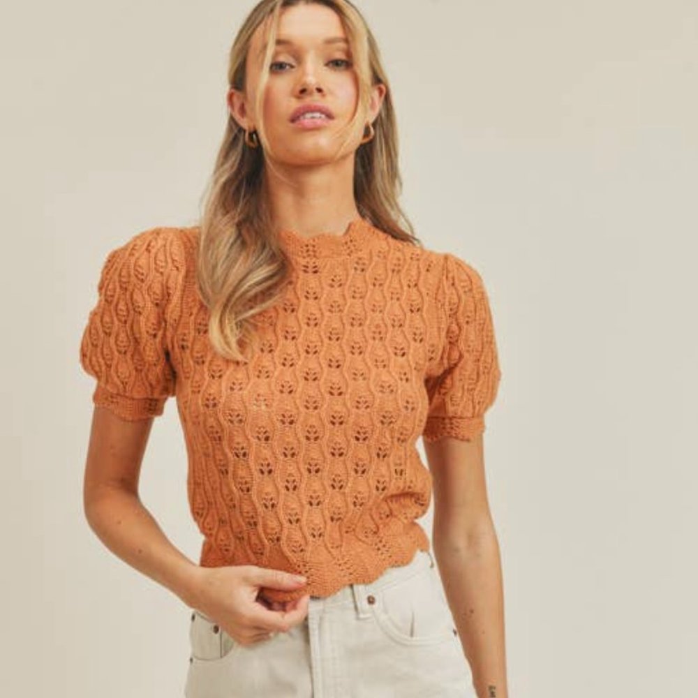 short sleeve sweater